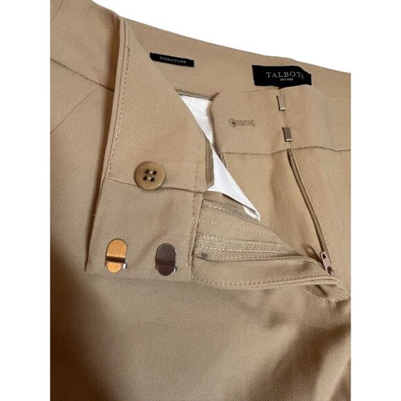 Talbots Petites Women's‎ Signature Pants 6P Beige Office Dress - Picture 3 of 7